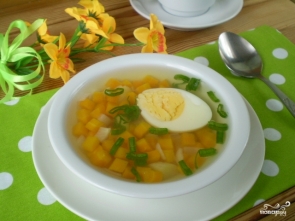 Летний суп из моркови